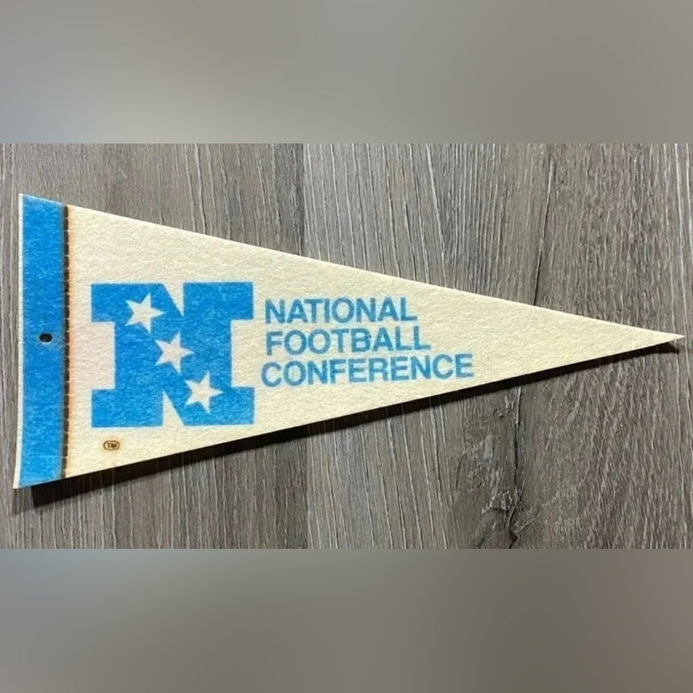 Vintage NFC  NFL Mini Pennant 9x4 70’s 80’s